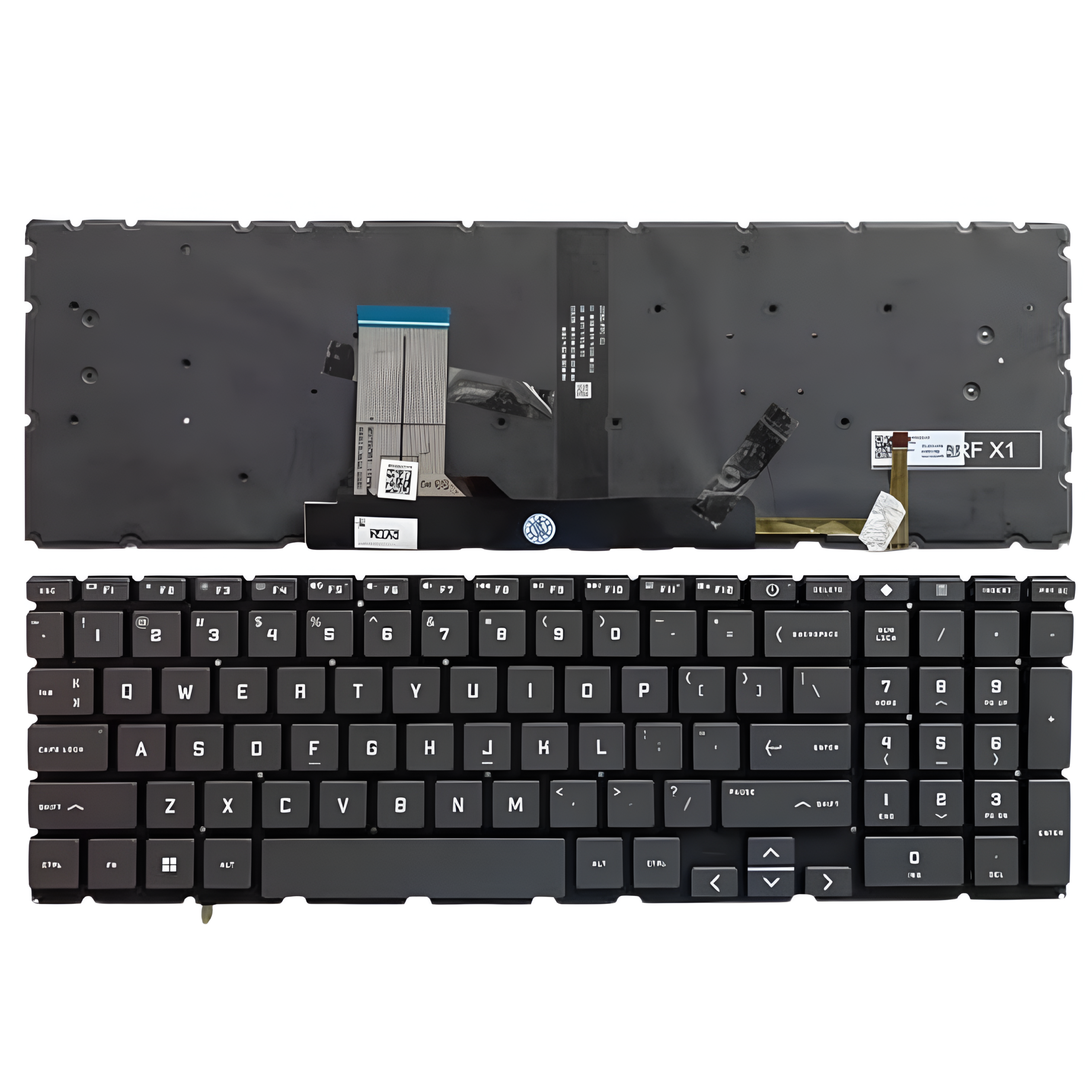 Techie Laptop Keyboard for HP Victus 15-FA, 16-R, 16-E, 16-D, 15-FB Series with Backlight