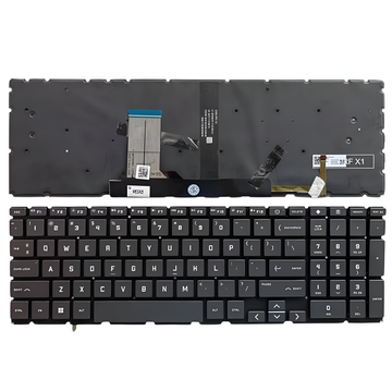 Techie Laptop Keyboard for HP Victus 15-FA, 16-R, 16-E, 16-D, 15-FB Series with Backlight