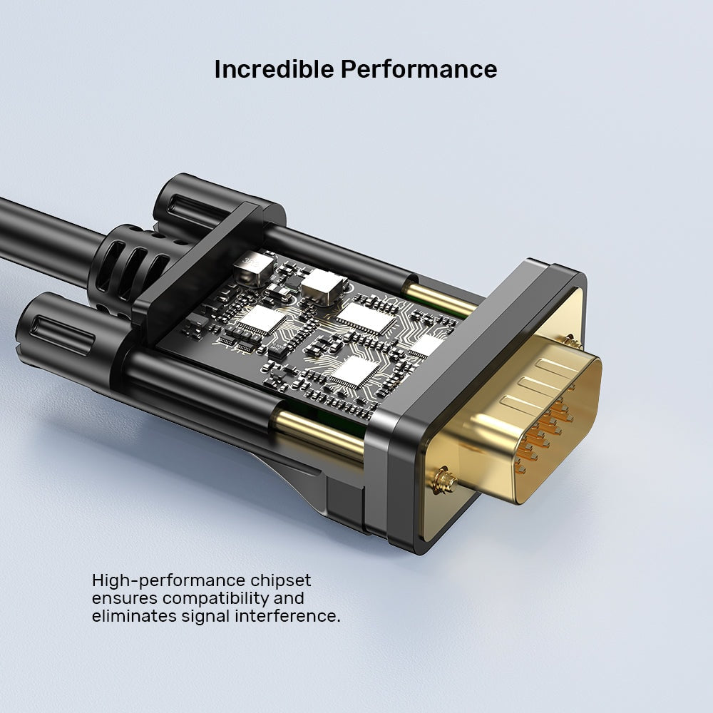 Techie HDMI To VGA Cable 1080P (1.5M)