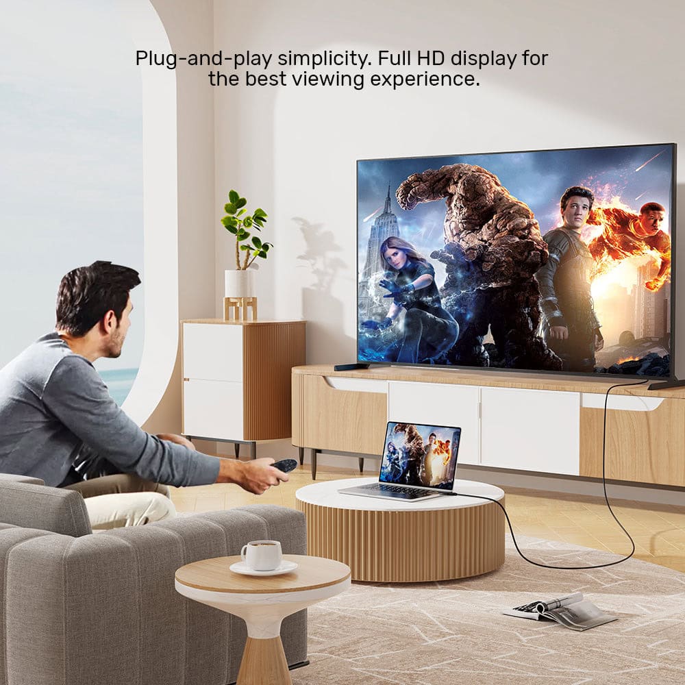 Techie HDMI To VGA Cable 1080P (1.5M)