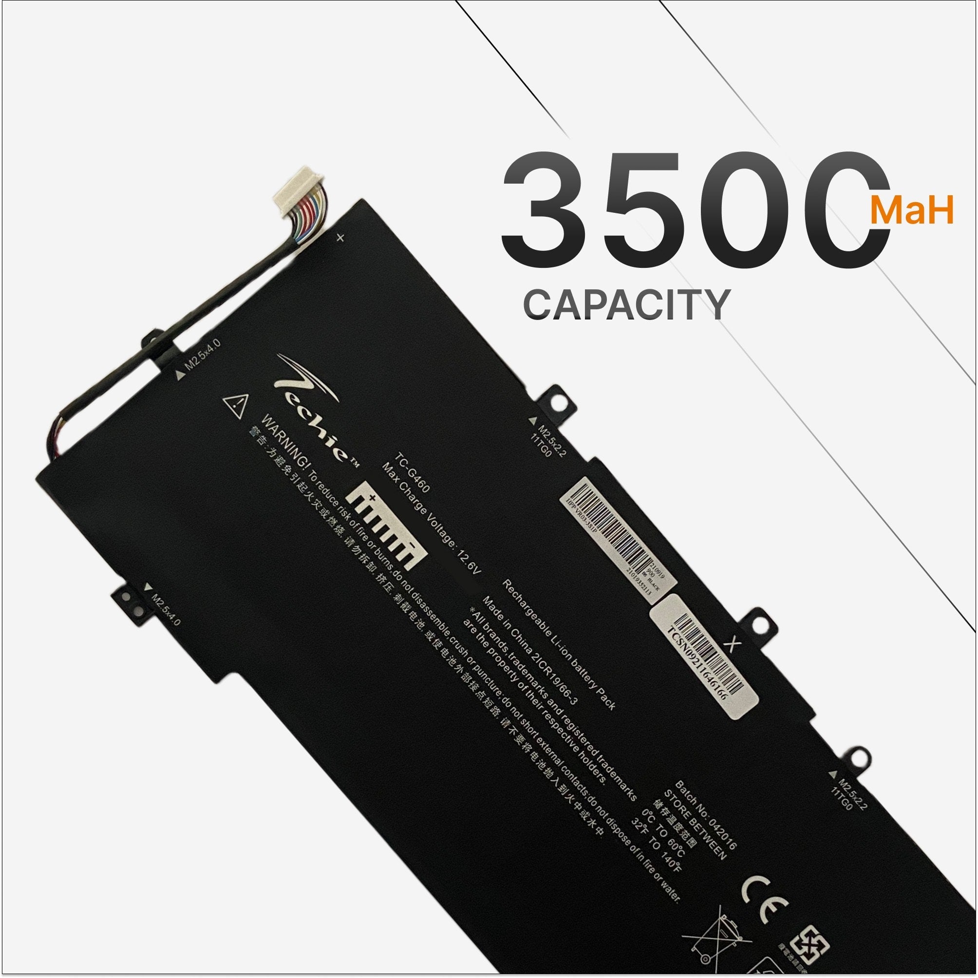 Techie Compatible Battery for HP VR03XL - VR03045XL-PL - Envy 13-D000NA, 13-D000 Series Laptops (3500mAh, 3-Cell)