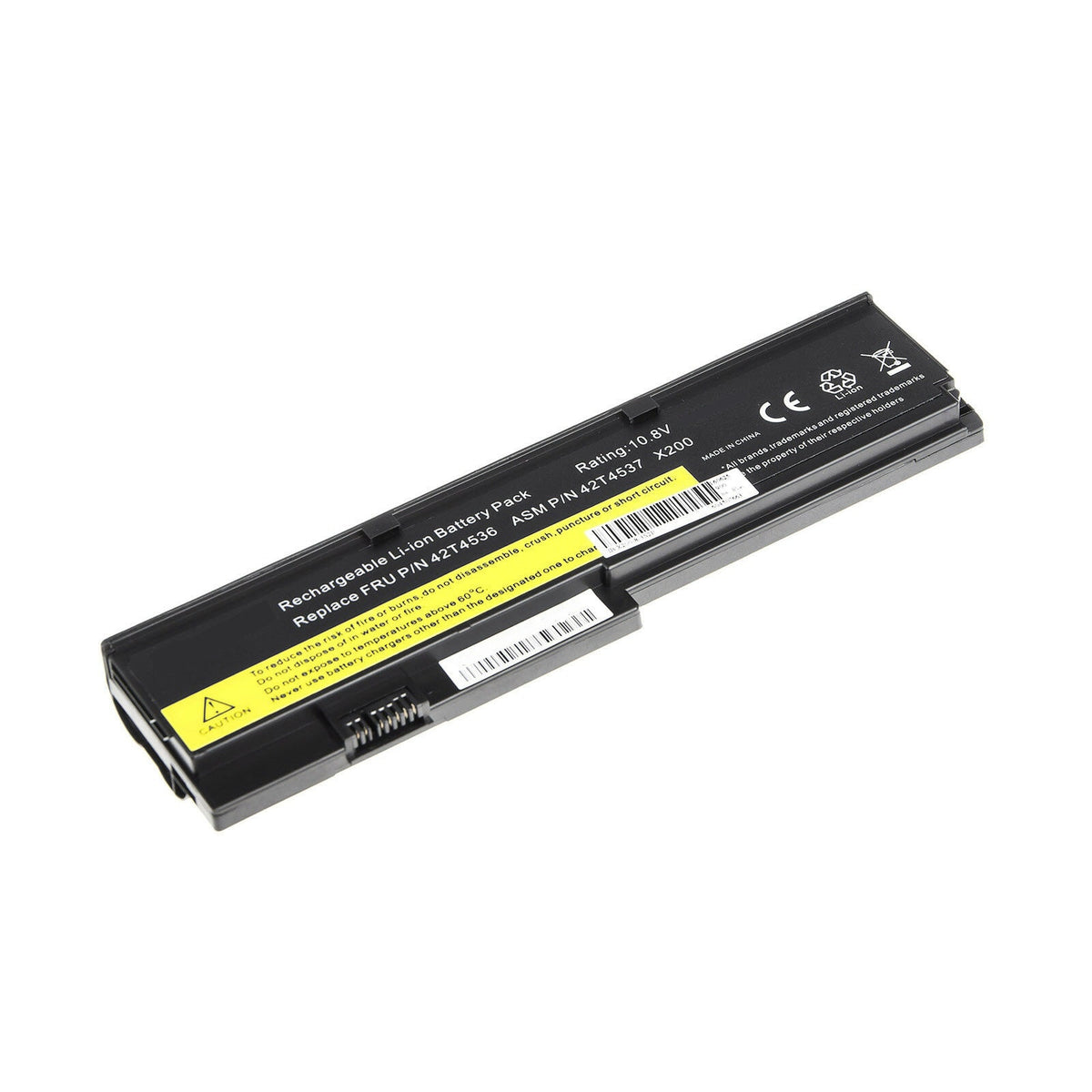Techie Compatible Battery Lenovo X200 - ThinkPad X200s, X201 Series Laptops (4000mAh, 6-Cell)