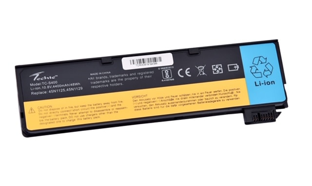 Techie Compatible Battery for Lenovo X240 / T440 – 68+, 0C52862, ThinkPad X240 series, T440s, T450, T460 Laptops (4000mAh, 6-Cell)