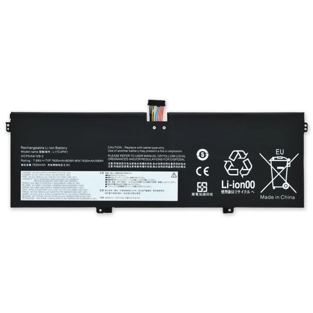 Techie Battery for Lenovo YOGA C930-13IKB, L17C4PH1 - Lenovo Yoga C930-13IKB-81C4003VGE, 81EQ000HGE (7600mAh, 4-Cell)