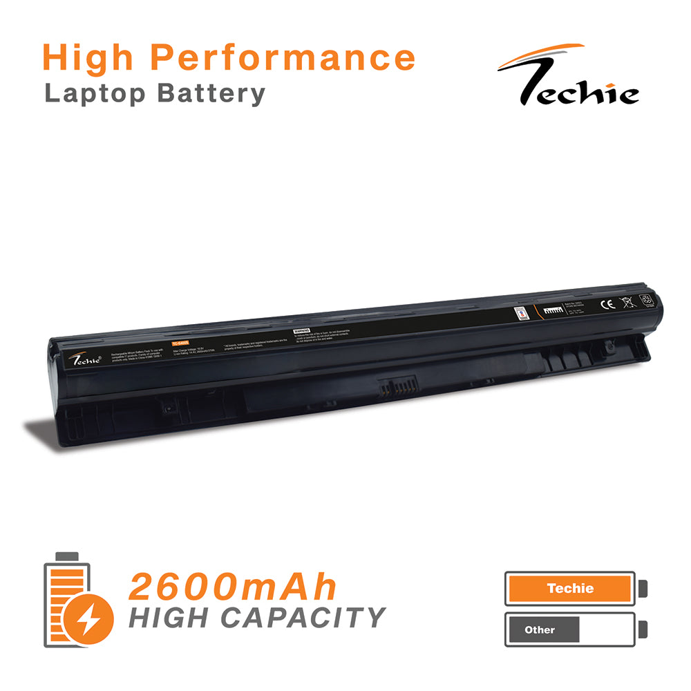 Techie Pro Series Laptop Battery for Lenovo G400S – 4-Cell, 2600 mAh, Long Backup