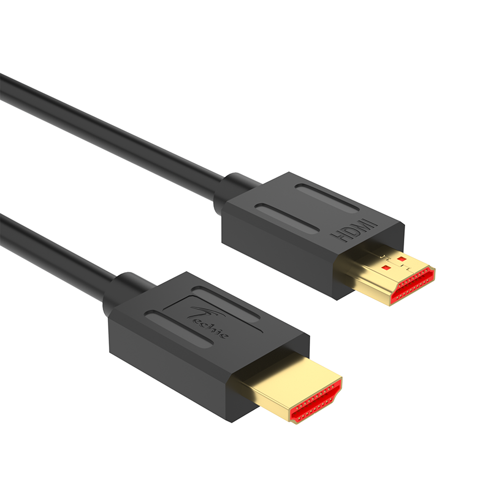 Techie 4K 60Hz High Speed HDMI Cable – 5M | 18Gbps | HDR, ARC