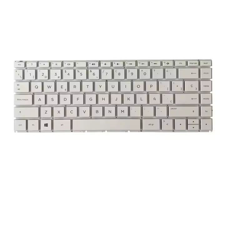 Techie Laptop Keyboard For HP Pavilion 14-BA Series,14-BS Series, 14T-BA Series Laptops White