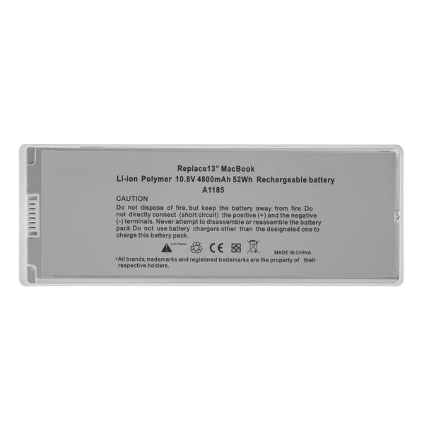 Techie Compatible Battery for Apple A1185 - MA561, MacBook 13" A1181, 13" MA254, 13" MA255 Series Laptops (4800mAh, 6-Cell)