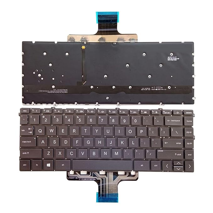 Techie Laptop Keyboard for HP Pavilion X360 14-DV, 14-DW, 14M-DW, TPN-Q244 With Backlight