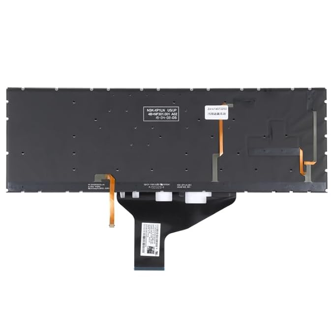 Techie Laptop Keyboard for HP Omen 15-DC, 15-DC1018ca, 15-DH, 15-DH002NR, 15-DH0161T With RGB Backlight and Red Keys