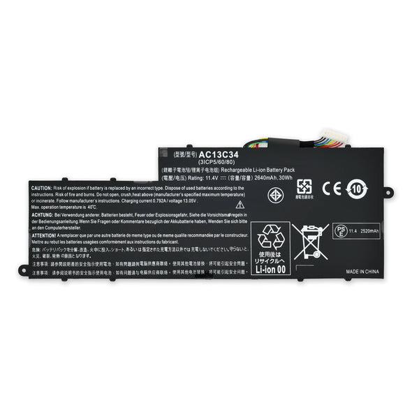 Techie Compatible Battery for Acer AC13C34 - Aspire ES1-420, E-11, V5-122P Laptops (2200mAh, 3-Cell)