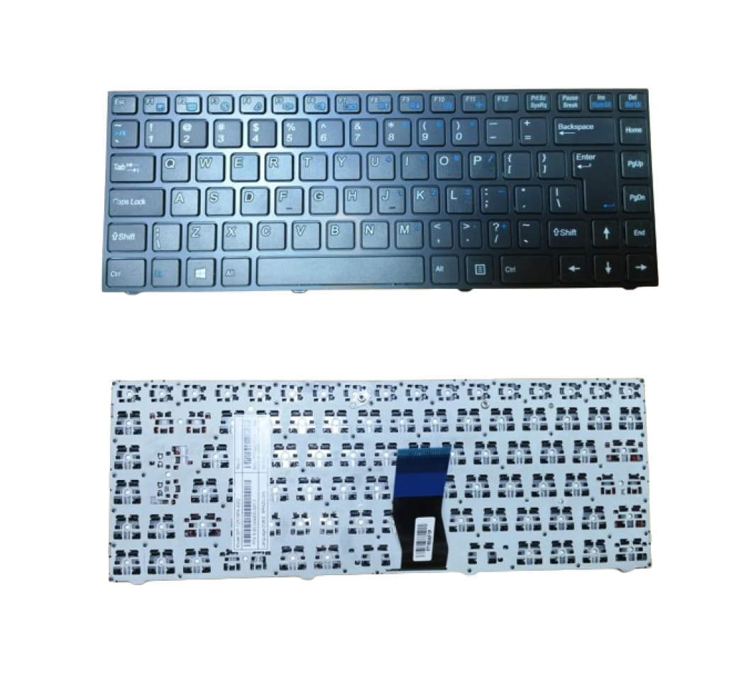 Techie Laptop Keyboard for Acer Aspire One 14 Z476 Series with Frame