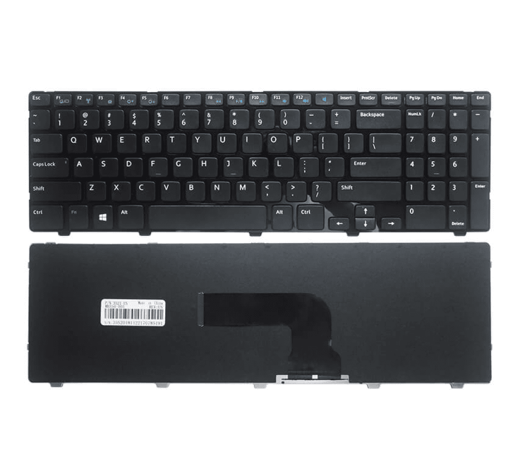 Techie Laptop Keyboard For Dell Inspiron 15-3521, 3537, 15R 5521, 15R 5537, Latitude 3540, 9D97X, Vostro 2521 Series