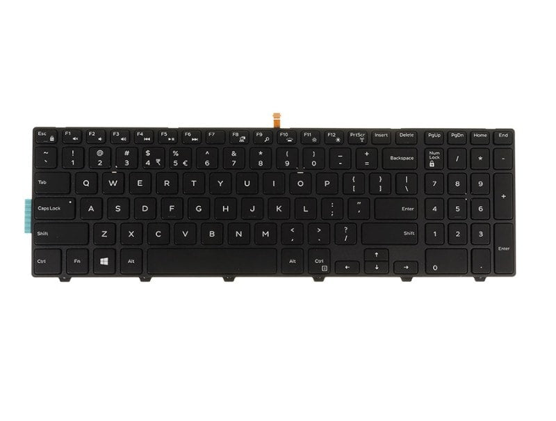 Techie Laptop Keyboard For Dell Inspiron 15 3000, 3541 3542 3543 3551 3558, JYP58, Inspiron 15 5000, 5542 5545 5547 5558 5559 With Backlight