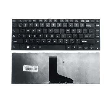 Techie Laptop Keyboard For Toshiba Satellite C840, 9Z.N7PSQ.401, L845-SP4382KM, S845-SP4211TL Laptops