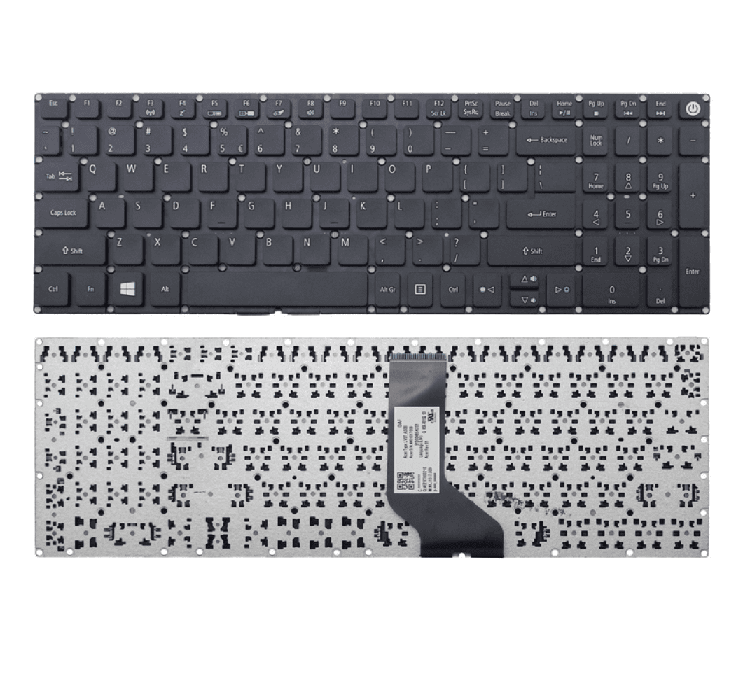 Techie Laptop Keyboard For Acer Aspire E5-575, E5-575G, E5-522G, E5-522, E5-772G, F5-573, F5-571G, E5-574, Series