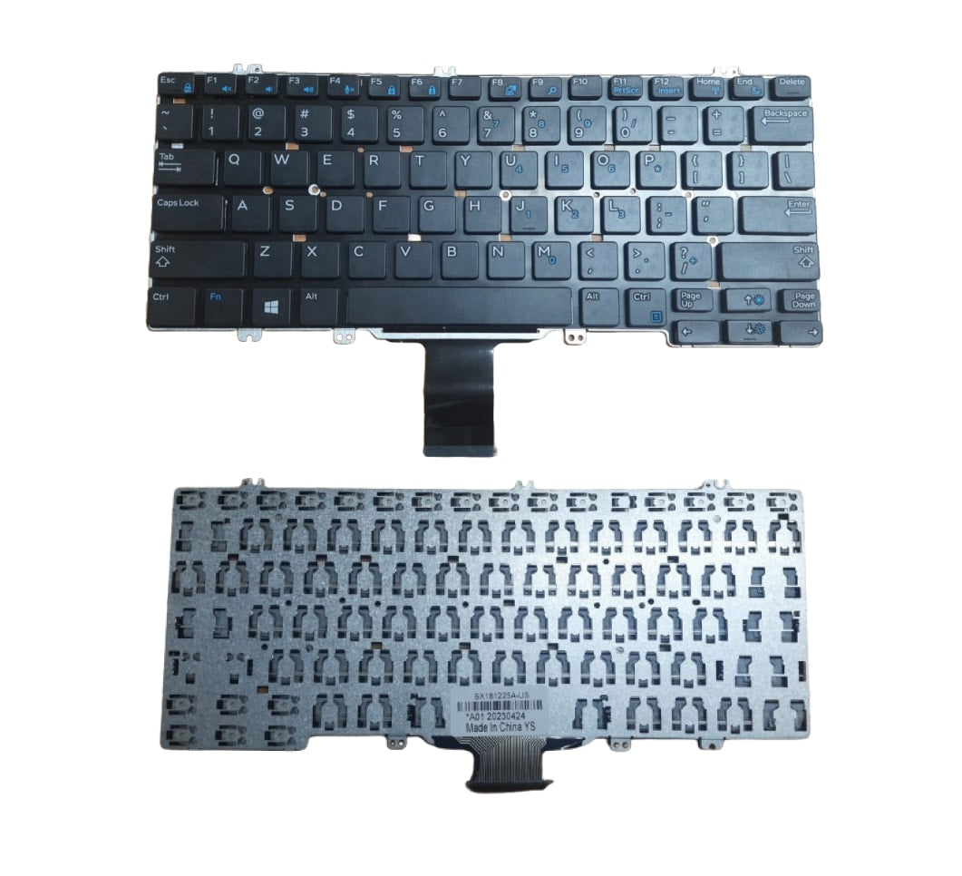 Techie Laptop Keyboard For Dell Latitude E5280, E7280, E7380, 0KTP2T Laptops