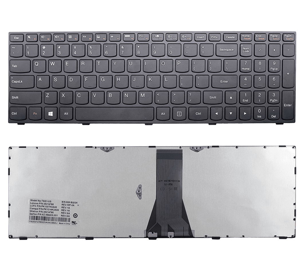 Techie Laptop Keyboard For Lenovo G50-70, B51-30, B70-80, B71-80, E50-70, G50-30, G51-35, G70-70, M50-80, Z50-75, Z70-80