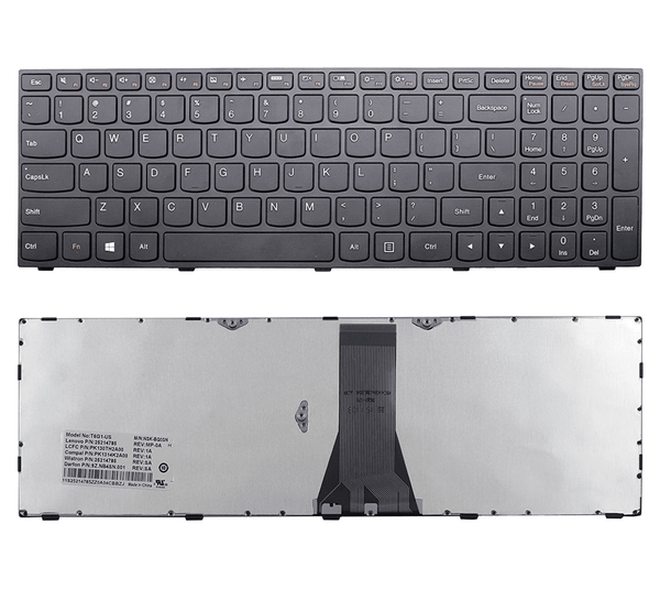 Techie Laptop Keyboard For Lenovo G50-70, B51-30, B70-80, B71-80, E50-70, G50-30, G51-35, G70-70, M50-80, Z50-75, Z70-80