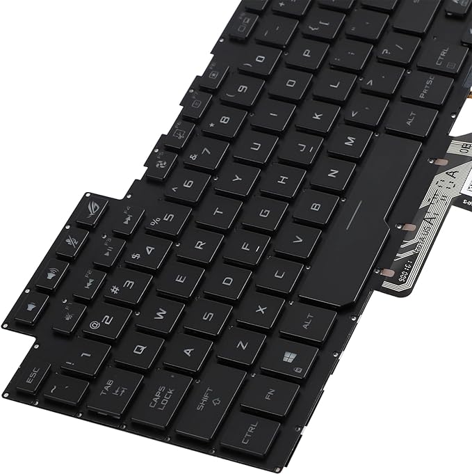 Techie Laptop Keyboard for Asus ROG Zephyrus GA502, GU502, GX502, GM502, GA502G, GA502D, GA502 Series with Backlight