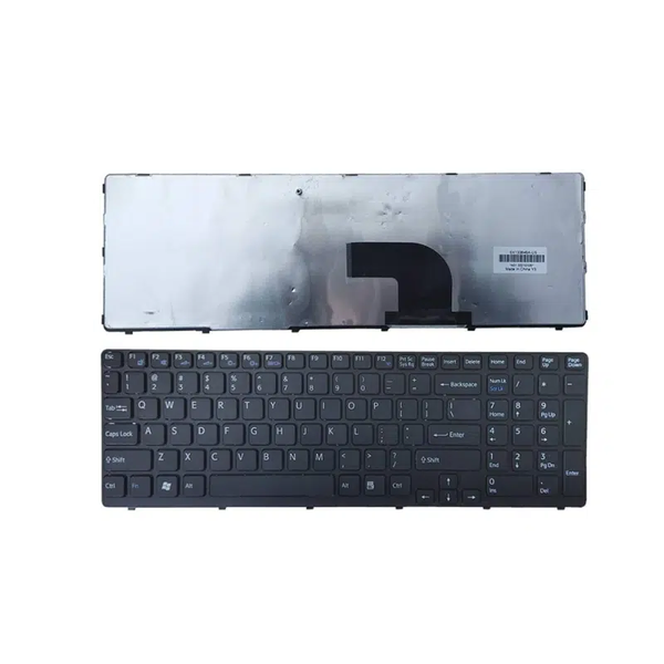 Techie Laptop Keyboard for Sony Vaio SVE15, SVE151, SVE152, SVE1511 Series with Frame