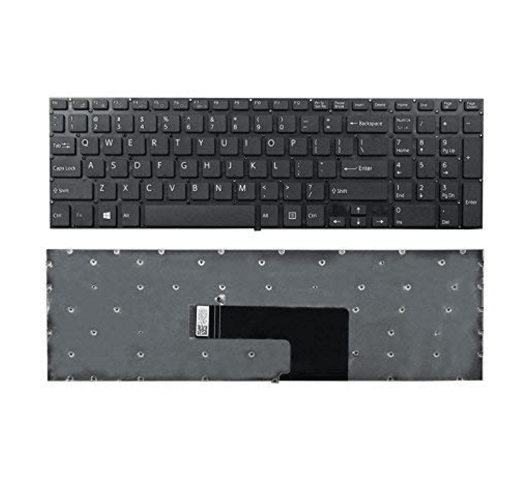 Techie Laptop Keyboard For Sony Vaio SVF152, SVF153, SVF15 Series Laptops With Frame