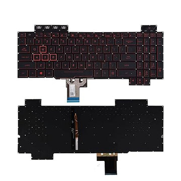 Techie Laptop Keyboard for Asus TUF Gaming FX504, FX504GD, Flying Fortress FX80, FX80GM With Backlight