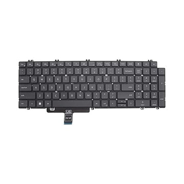 Techie Laptop Keyboard for Dell Precision 3560, 3570, 3561, 3571, 3581, 7670, Latitude 5520, 5530, 5540 Without Backlight