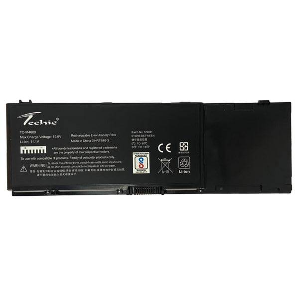 Techie Compatible Battery for Dell M6500 - Precision M2400 M4400 M6400 Laptops(6600mAh, 9-Cell)