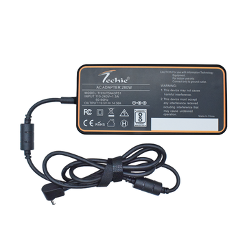 Techie 280W Laptop Charger for Acer Nitro 5 AN515-58, AN517-55, Predator Helios 300 PH315-55, PH317-56 Series (19.5V, 14.36A) 5.5x1.7MM Pin