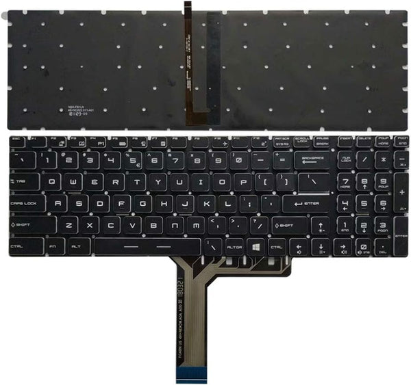 Techie Laptop Keyboard for MSI MS-16J1, MS-16J2, GE62, GE72, GS60, GS70 With RGB Backlight
