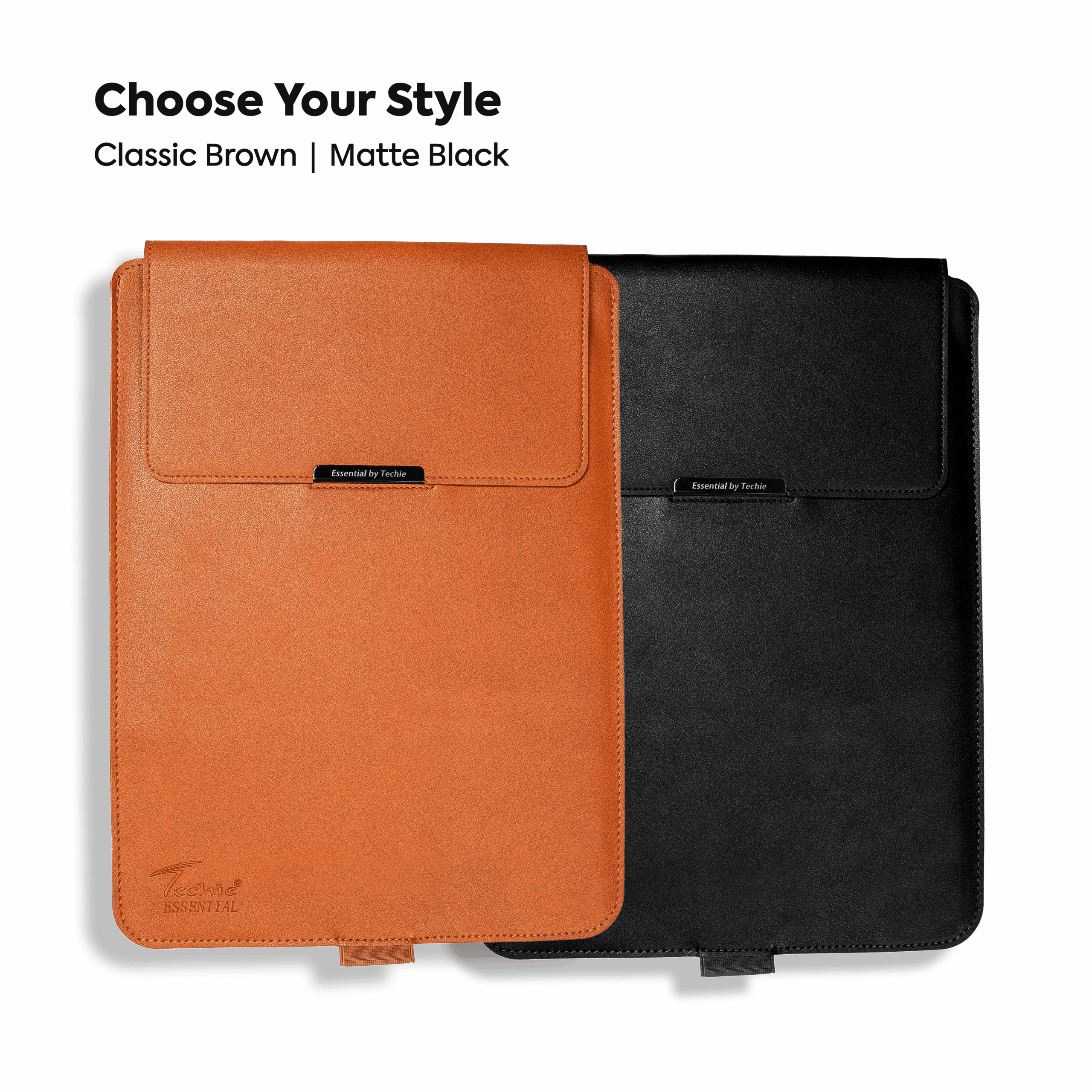 Techie 3-in-1 Multifunctional Laptop Sleeve with Stand & Mouse Pad - 15/16"