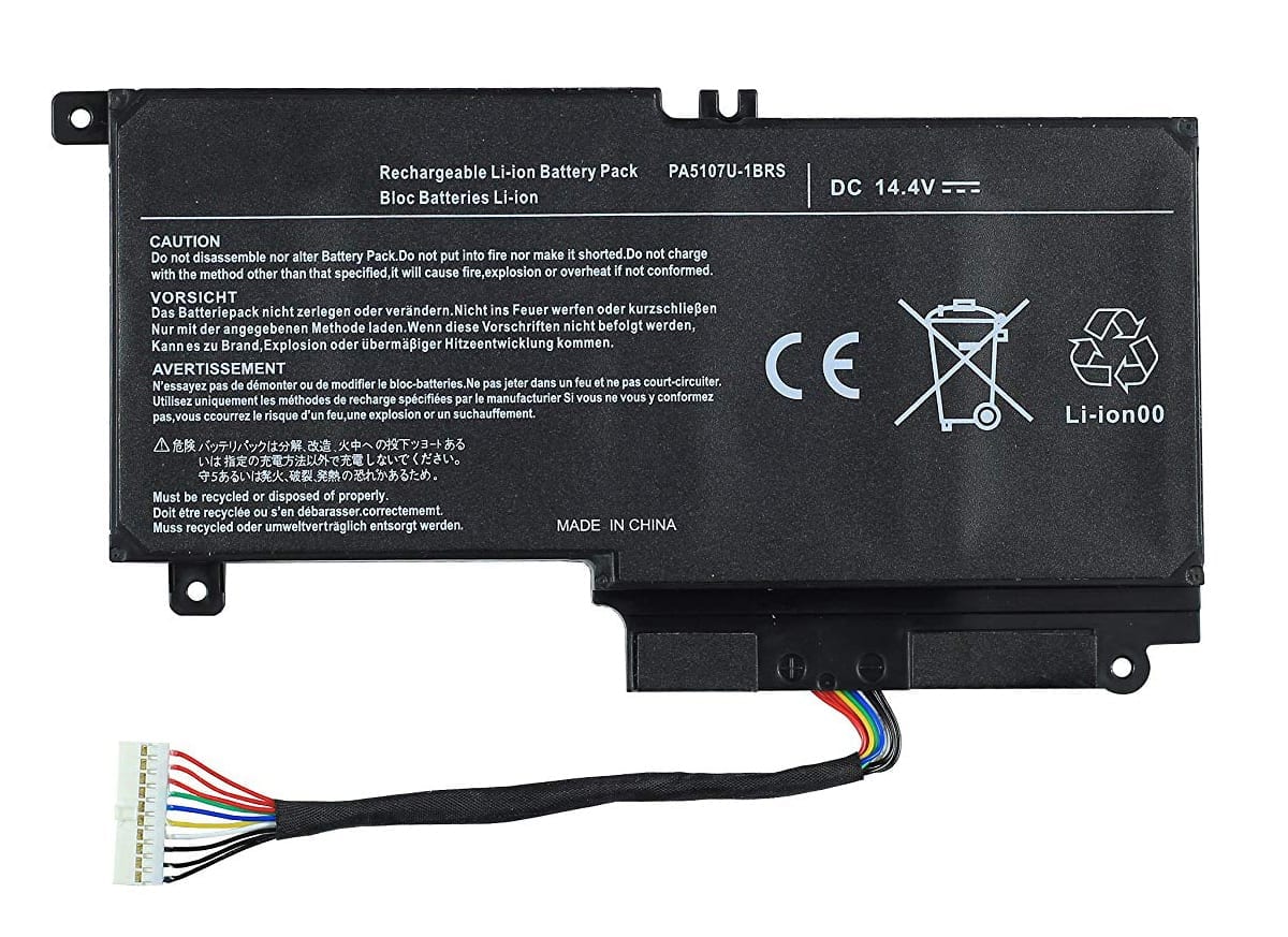 Techie Compatible Battery for Toshiba 5107U - Satellite L50, L55, L55T, PA5107U-1BRS, PA5107U L45D Laptops (2200mAh, 4-Cell)