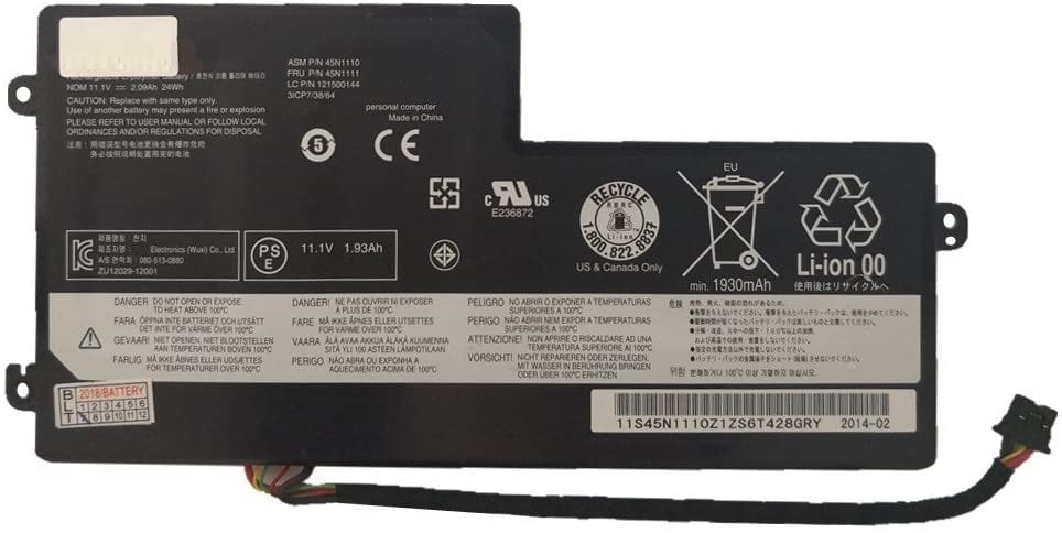 Techie Compatible Battery for Lenovo X240S - ThinkPad X240, X250, L450 Series Laptop (4000mAh, 3-Cell)