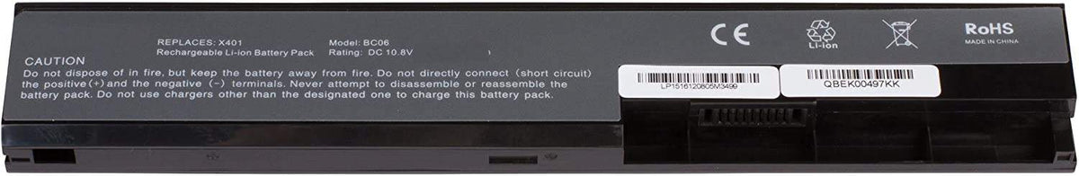 Techie Compatible Battery for Asus X401 - A31-X401, A32-X401, F301, F401, F501 Series Laptops (2200mAh, 6-Cell)