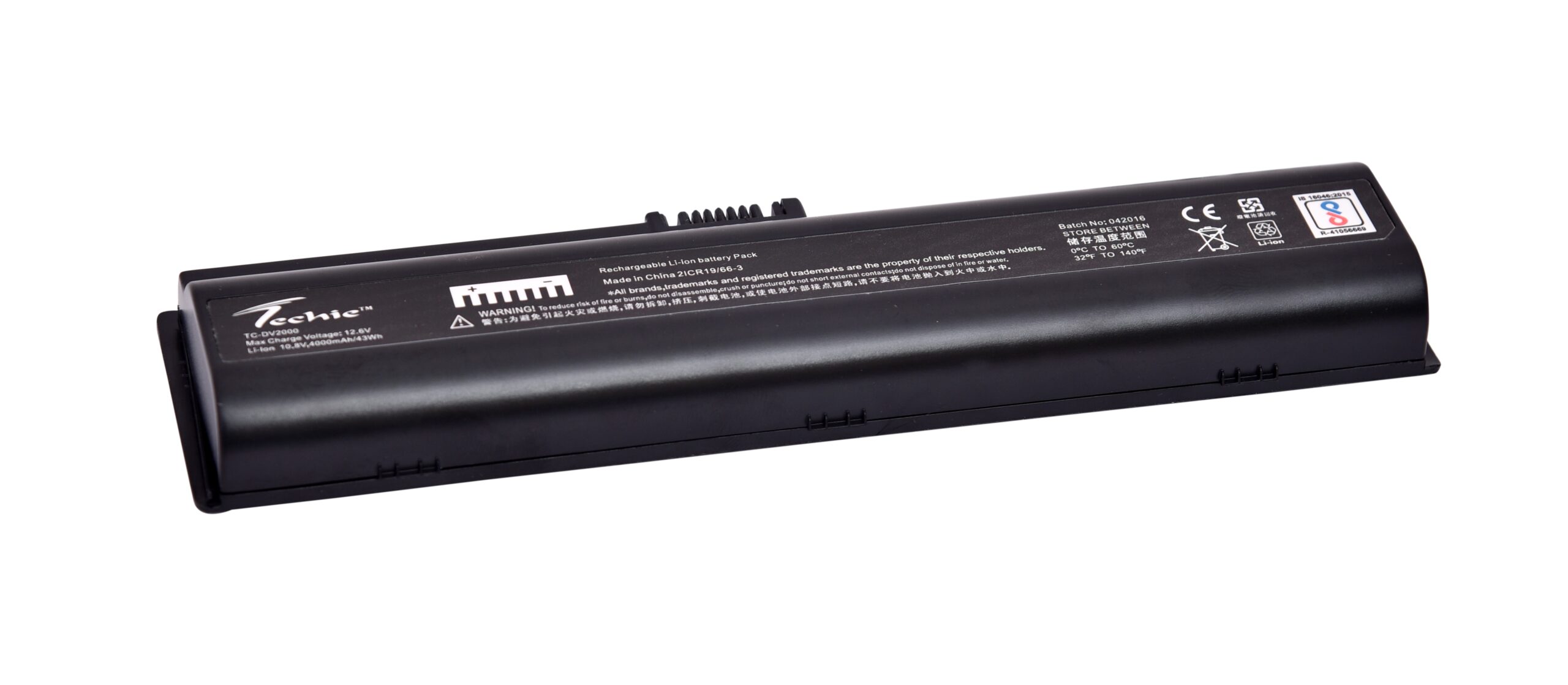 Techie Compatible Battery for HP DV2000-12 C - Pavilion DV2000, DV2300, DV2400 series Laptop (8000mAh, 6-Cell)