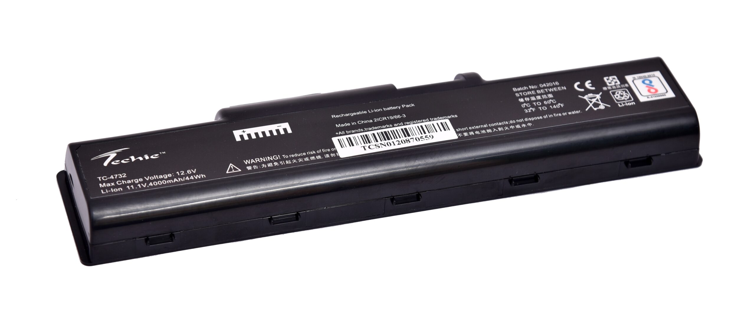 Techie Compatible Battery for Acer 4732 - Aspire 4732Z, 4732Z-452G32Mnbs, 5532, 5732Z, Aspire 5734Z Series Laptops (4000mAh, 6-Cell)