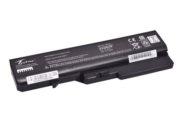 Techie Compatible Battery for Lenovo G460 - G460A, G465, G470, G475, G560, G565, G570, G575 Laptops (4000mAh, 6-Cell)