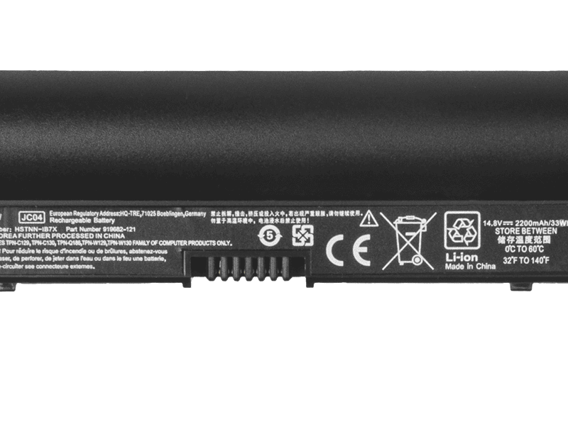 Techie Compatible Battery for HP JC04 - JC03, JC03031, JCO3, JCO4, 240 G6, 245 G6, 250 G6, 255 G6 Laptops (2200mAh, 4-Cell)