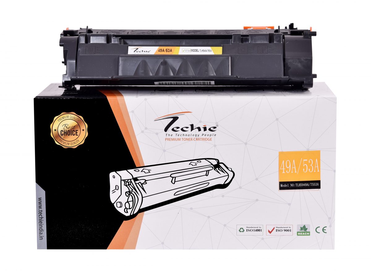 Techie 49/53A Toner Cartridge Compatible for HP Laser jet 1160/1320/3390/3392 Models.