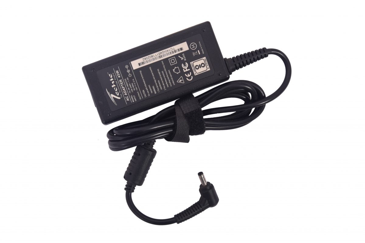 Techie 45W 19V 2.37A Pin size 3.0mm x 1.1mm compatible Acer laptop Charger.
