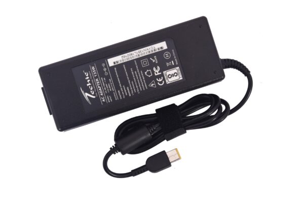 Techie Compatible Lenovo 135W Laptop Charger for Y70, ThinkPad W540 T440p Series (20V, 6.75A) USB PIN