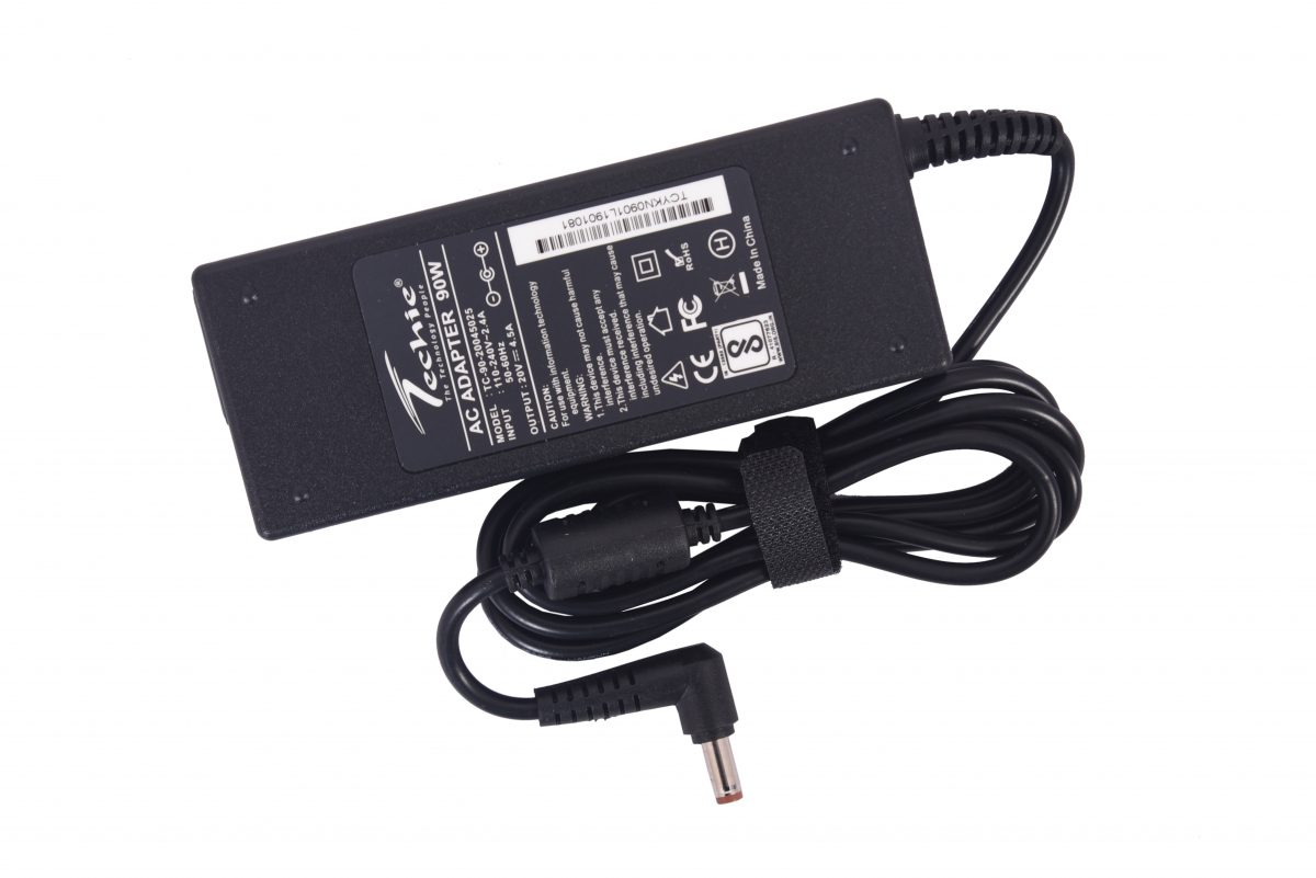 Techie 90W 20V 4.5A Pin size 7.9mm x 5.5mm x 0.9mm compatible Lenovo laptop Charger.