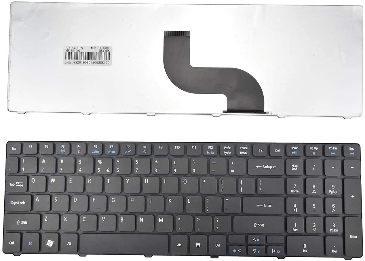 Keyboard for Acer Aspire 5236, 5242, 5340, 5536G, 5738 Laptops.