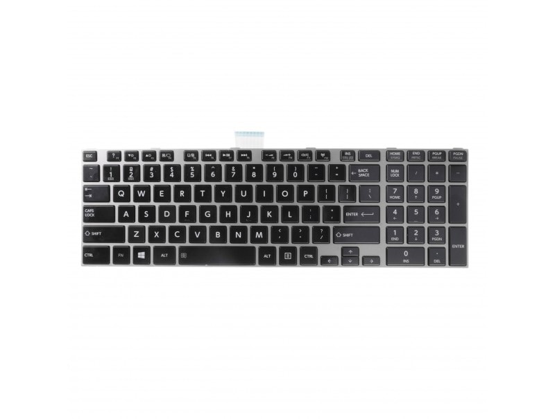 Keyboard for Toshiba satellite C850, C850D, C855, C875D, C870D, C875 Laptops.