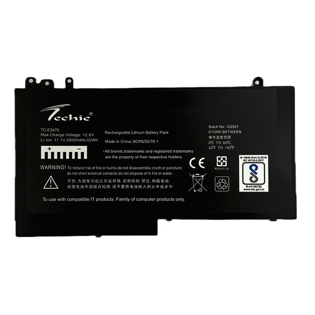 E5470 Laptop Battery Front