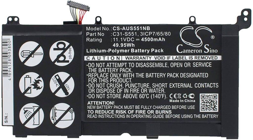 S551L Battery