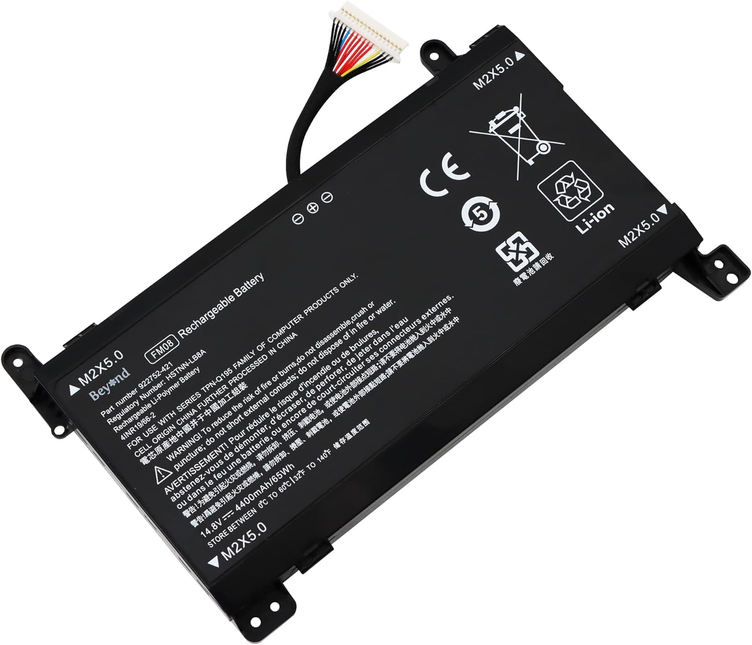 Techie Compaible Battery for HP FM08 - OMEN 17-an013TX, 17-an014TX, 8922753-421 Laptops (4400mAh, 8-Cell)