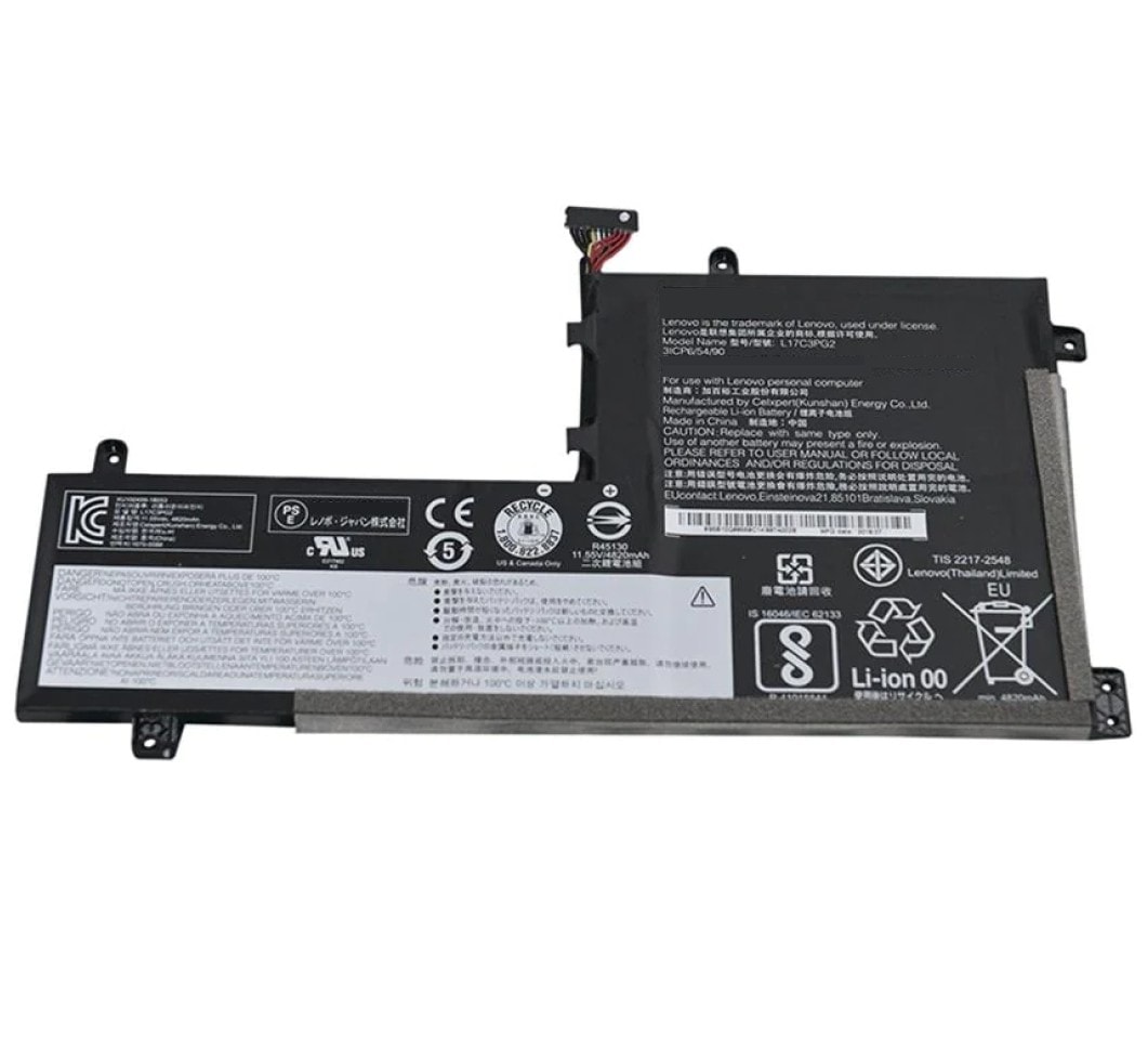 Techie Battery for Lenovo L17M3PG2 - Levono Legion Y7000, Y740-15IRHG Series Laptops (Short Cable, 4800mAh, 3-Cell)
