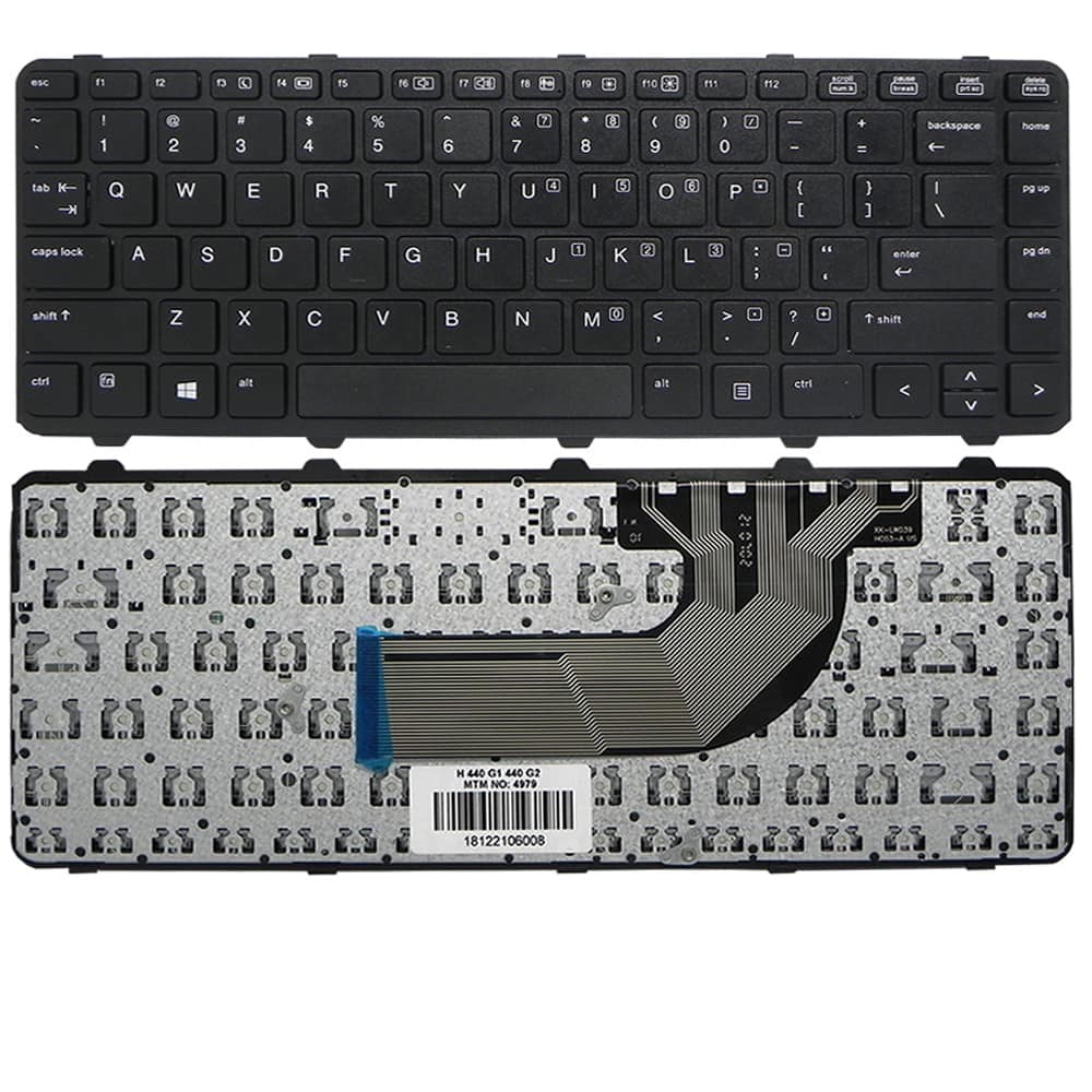 Techie Laptop Keyboard for HP ProBook 440 G1, 430, 445, 640, 645 Laptops